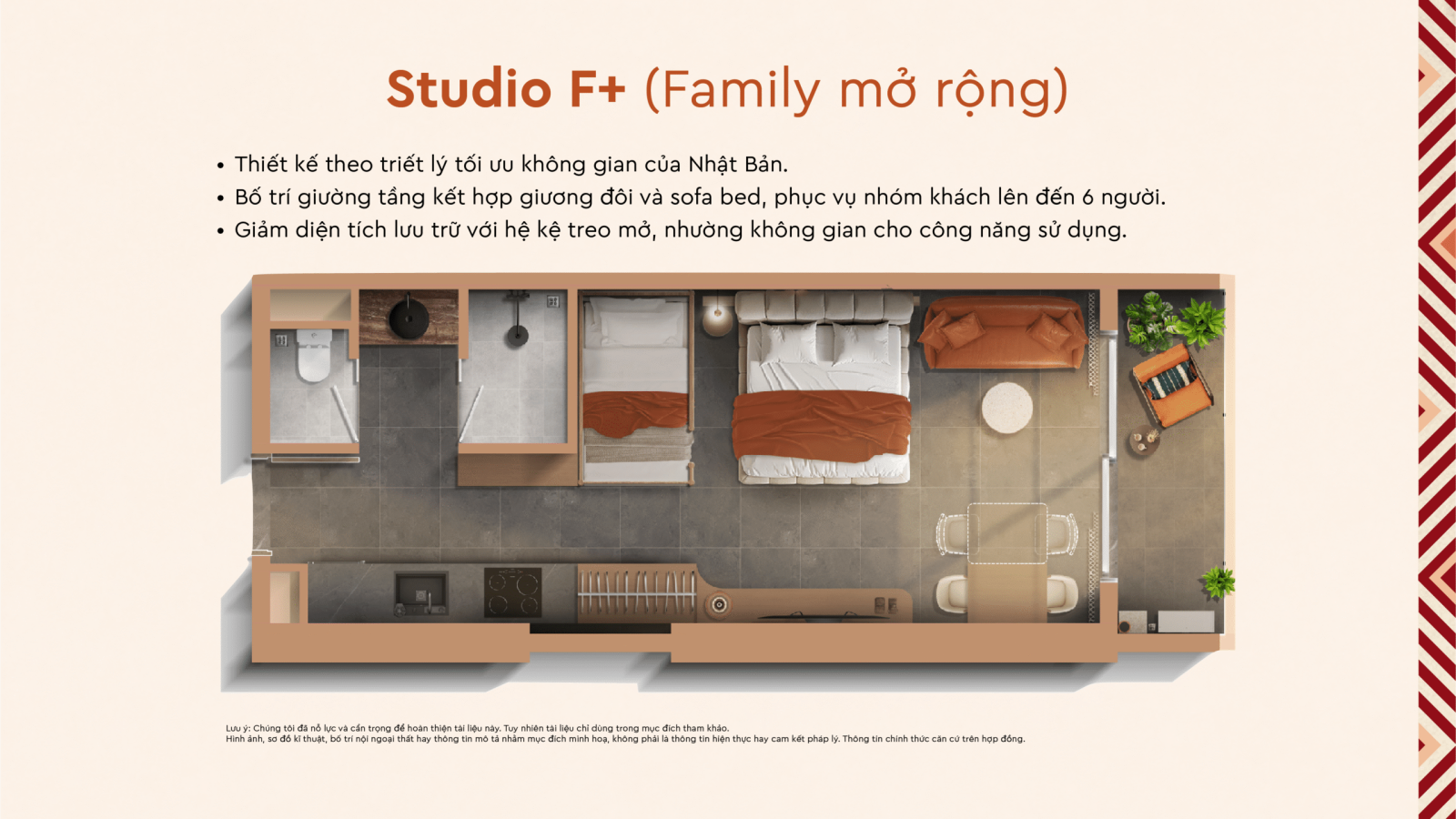 Mặt bằng Studio