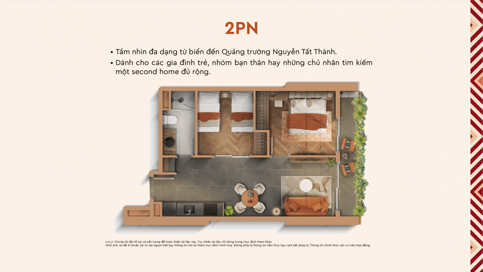 Mặt bằng 2PN