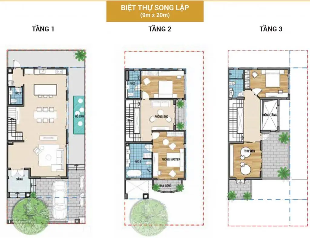 Biệt thự Song lập