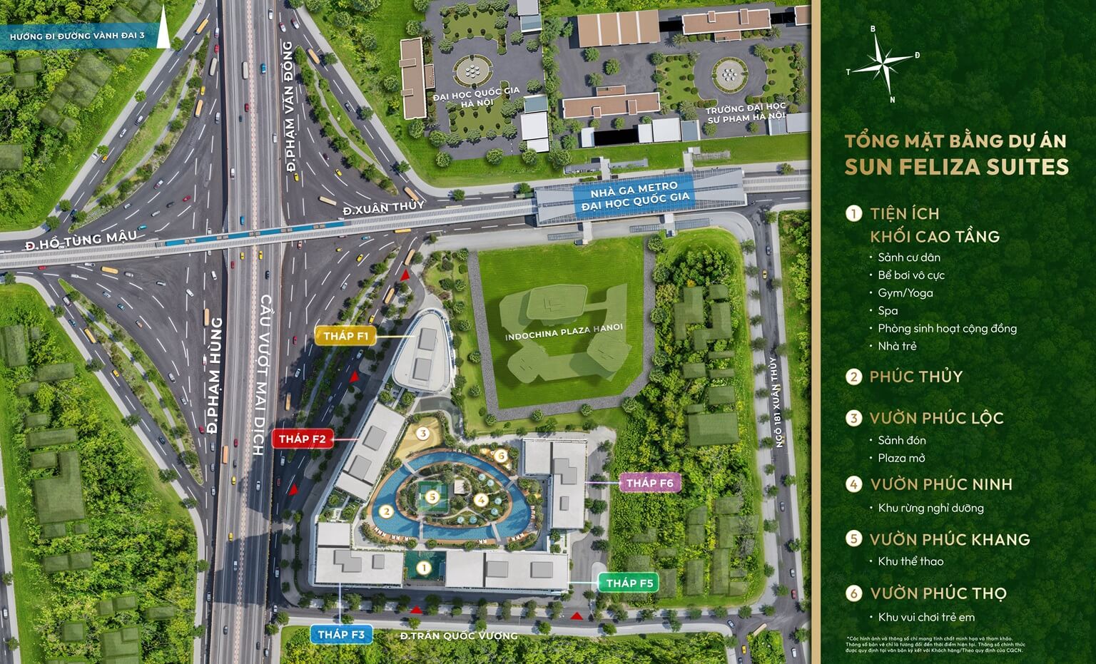 Tổng mặt bằng dự án